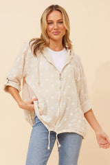 Beige/White