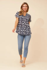 NAVY/WHITE