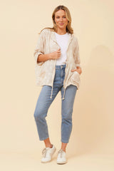 Beige/White